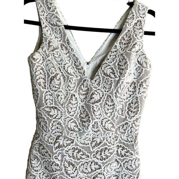 Dress The Population Bodycon Sheath Dress Women Size XS V-Neck Sleeveless Cla - Picture 10 of 10